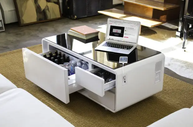 Sobro The Smart Coffee Table With A BuiltIn Fridge And