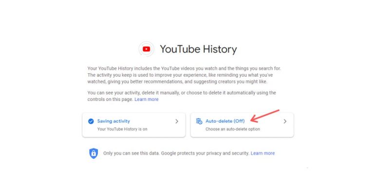 How To Automatically Delete Your YouTube History