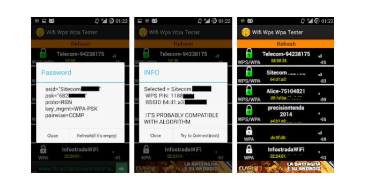 how to crack wifi passwords on android