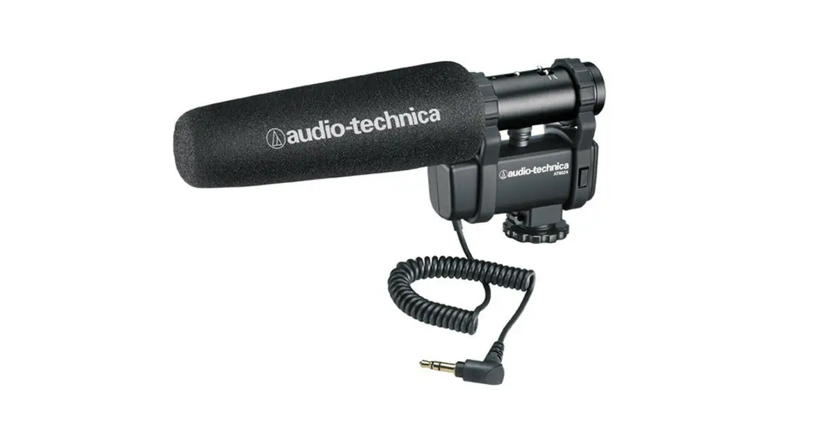 Audio-Technica AT8024 Stereo/Mono Camera-Mount Microphone