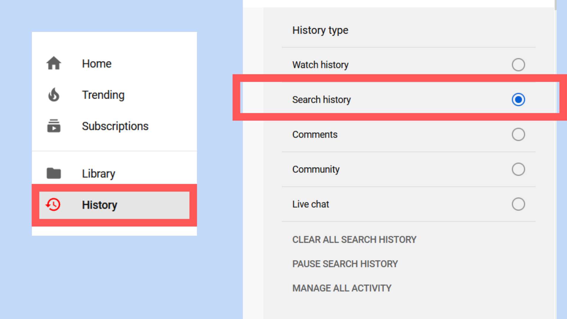 How To Delete Search History On YouTube PC And YouTube App