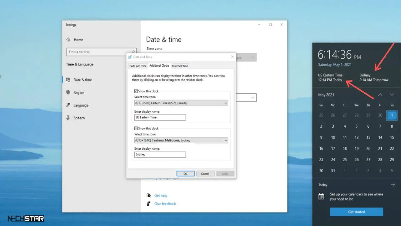 How to Add Clocks from Multiple Time Zones in Windows 10